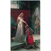 PGM Kunstdruk Edmund Blair Leighton - The Accolade, 1901 60x80cm