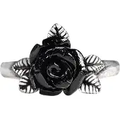 Alchemy Gothic - Gothic Ring - Token of Love - voor Vrouwen - zilverkleurig - Maat XXS
