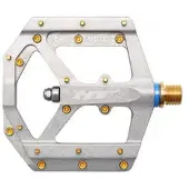 HT Components ME03T EVO+ Flat Pedal Pair Silver