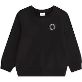 s.Oliver Sweatshirt zwart / wit