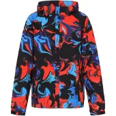 COSIMON Tussenjas neonblauw / neonrood / zwart