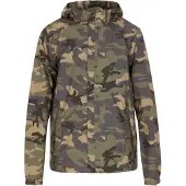 COSIMON Tussenjas beige / olijfgroen / donkerlila