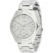 GUESS Analoog horloge 'Zoe' zilver