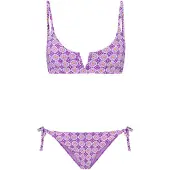 Shiwi Bikini 'Leah Scoop' lila / sering / oranje / wit