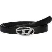 Diesel Riem zwart / transparant