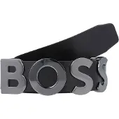 BOSS Leren Riem Bold G Sz35 Belt W85 Black Zwart