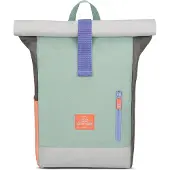 Johnny Urban Rugzak 'Aaron' blauw / mintgroen / oranje / wit