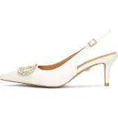 Kazar Slingpumps crème / goud / transparant