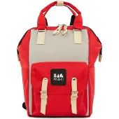 Bagmori Luiertas beige / rood / zwart
