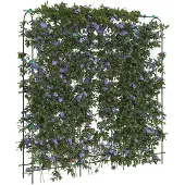 vidaXL Plantenklimrekken 4 st U-frame staal