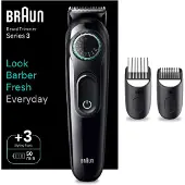 Braun baardtrimmer 3 BT3411, zwart