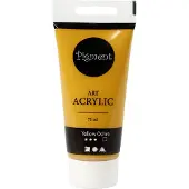 Packlinq Acryl Verf, semi-glanzend, dekkend, ochre, 75 ml/ 1 fles