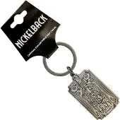 Rock Off Nickelback - Bat Shit Sleutelhanger - Zilverkleurig