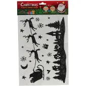 Wins Holland Silhouette raamstickers kerst