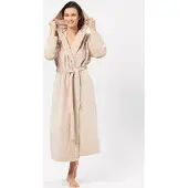 Key Badjas Dames Fleece Vrouwen Beige LGL 200 S/M