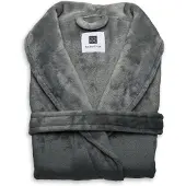 Zo! Home Cara Badjas Dark Grey - Maat L