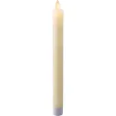 Lumineo - LED waving kaarsd2h25 cm crm/warm wit 2st