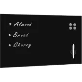 vidaXL Magneetbord wandmontage 120x60 cm glas