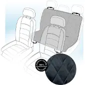 Flamingo Luxe Hondendeken voor Auto - Autodeken - Hondenmand Auto - Kia - Zwarte Achterbankhoes voor Huisdieren - 140x140 cm, Waterafstotend en Krasbestendig