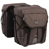 Willex Bagagetas 1200 - Dubbele Fietstas - 28 liter - Bruin