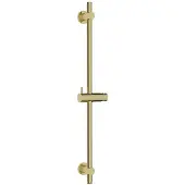 Wiesbaden UniMatch glijstang met wateraansluiting 76,5 cm geborsteld messing