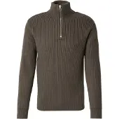 R.D.D. ROYAL DENIM DIVISION Trui 'RDDWalt' donkergroen