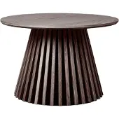Ebuy24 - Salontafel Rond Donkerbruin - 70x70x45cm - Osaka