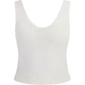 Faina Gebreide top wolwit