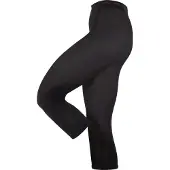 Esprit Cotton Capri eenkleurig katoen legging dames zwart - maat 42-44