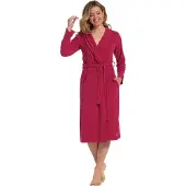 Pastunette Roze badstof badjas Deluxe | Maat XL