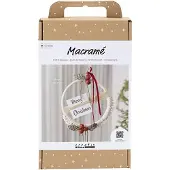 Creativ Company CC Hobbyset Macramé - Handwerkpakket - Kerstkrans