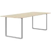 Muuto 70/70 eettafel 225x90 cm Solid oak-Grey