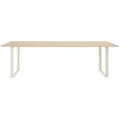 Muuto 70/70 eettafel 255x108 cm Solid oak-Sand
