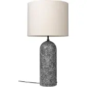 Gubi Gravity XL vloerlamp grijs marmer/canvas, low