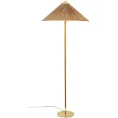 Gubi 9602 vloerlamp Bamboe-messing