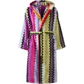 Missoni Badjas Unisex Giacomo Hooded Orange-M