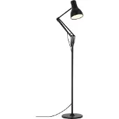 Anglepoise Vloerlampe , Type 75, Zwart, Woonkamer, Metaal, Industrieel