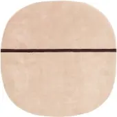 Normann Copenhagen Oona vloerkleed 140x140cm rose