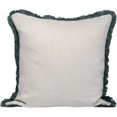 Mille Notti Pienza kussensloop Beige-groen, 50x50 cm
