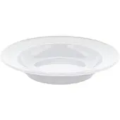 Pillivuyt Plissé diep bord met gouden rand Ø22 cm Wit