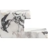 101 Copenhagen Brick lage kandelaar 7,5x14 cm Calacatta