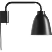 Fritz Hansen Caravaggio Read wandlamp Zwart
