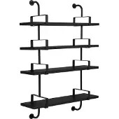 Gubi Démon Plank 95 cm | 4 shelves | Black Stained Ash