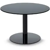 Tom Dixon Flash Table Black | Circle