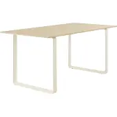 Muuto 70/70 eettafel 170x85 cm Solid oak-Sand