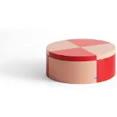 HAY Tin Container voorraadpot Round red-soft pink