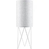 Gubi Vloerlampe , Pedrera PD2, dimbare, Wit, Woonkamer, Metaal, Designer