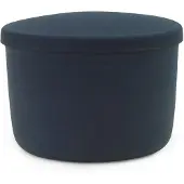 Normann Copenhagen Poef Hide Storage Pouf Small Steel Blue