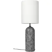 Gubi Gravity Vloerlamp Grey marble | White Shade | XL High
