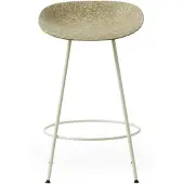 Normann Copenhagen Barstoel Mat Barstool 65 cm Cream Steel Seaweed